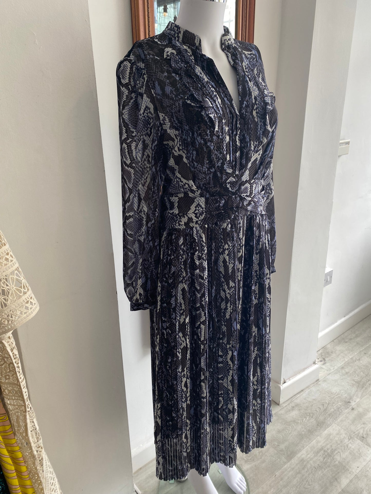 Karen Millen snake print dress size 12