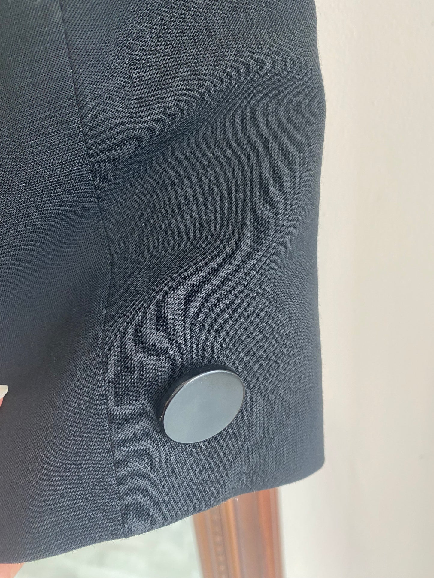 Emporio Armani Black Trouser Suit Size 10