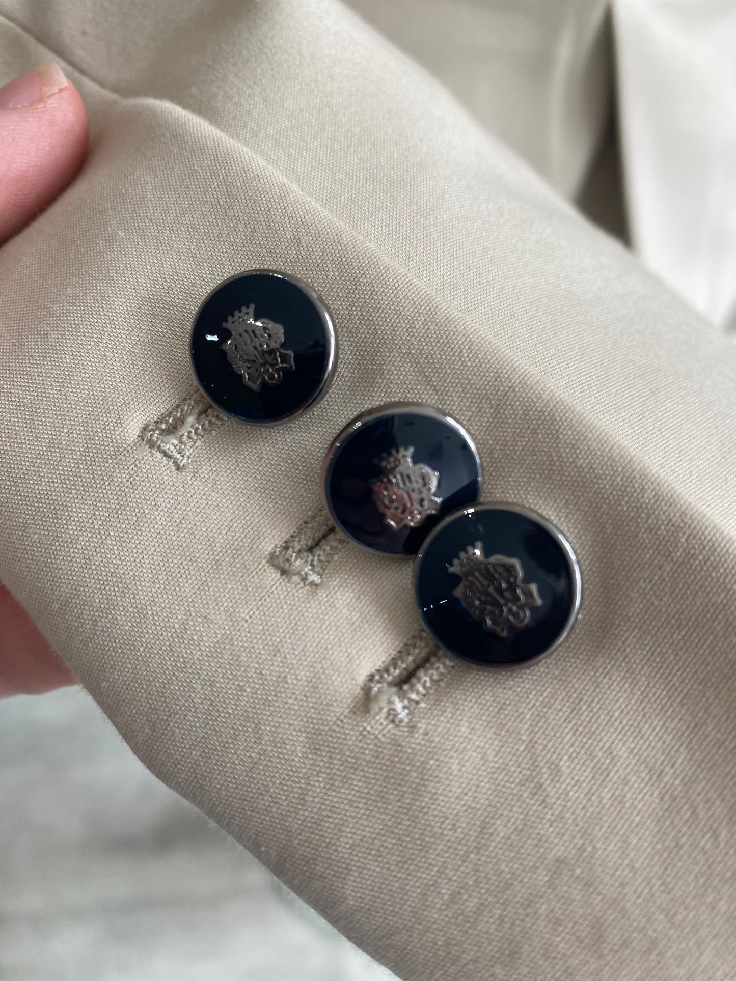 Zara Beige Trouser Suit Size 10