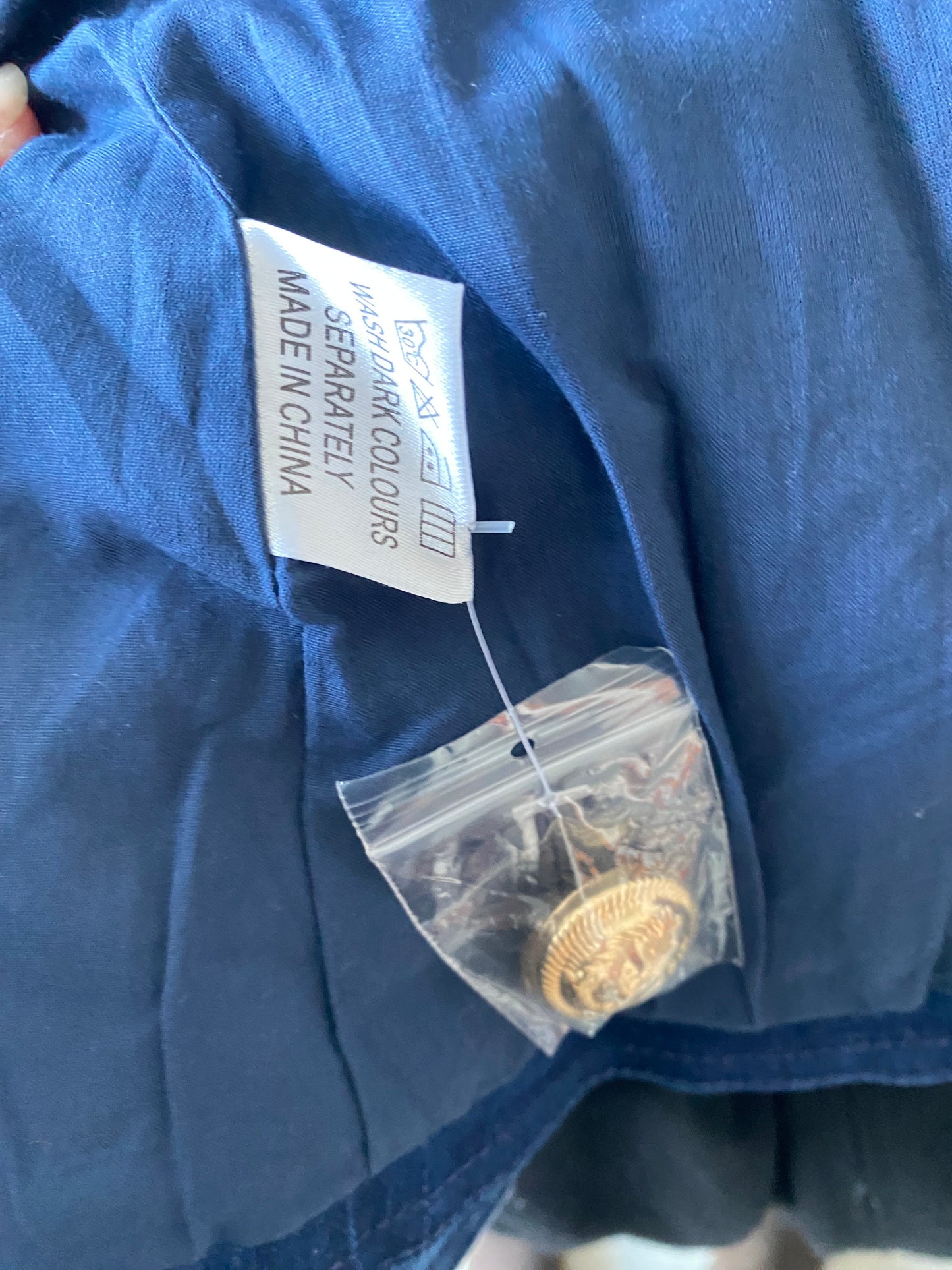 Sarah Ashley Cotton Denim Jacket Size Medium 12-14