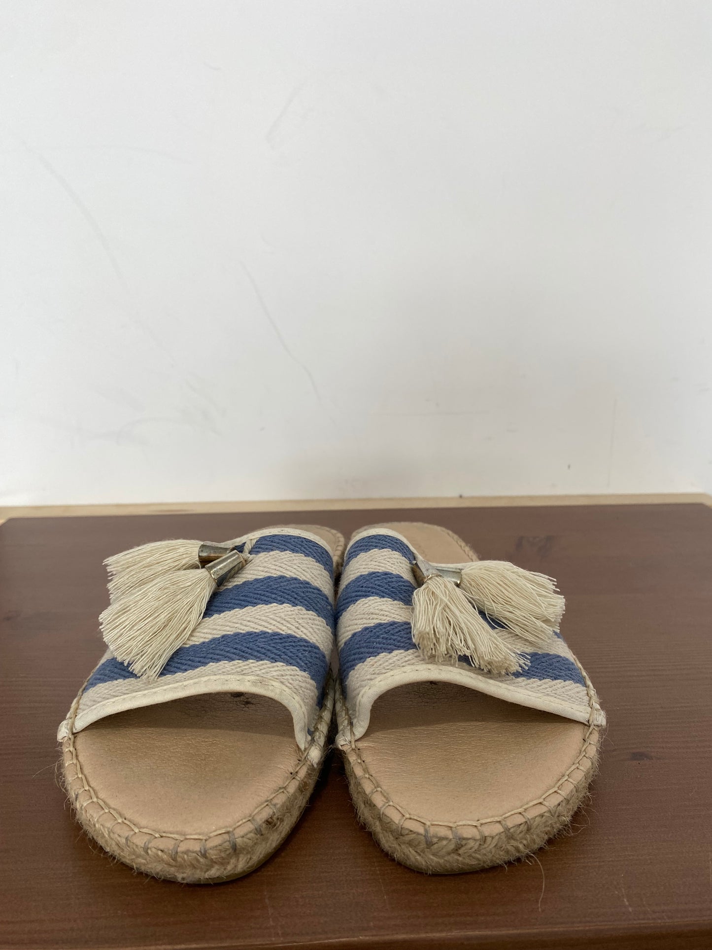 Marc Cain Striped Fabric Sliders Size 6