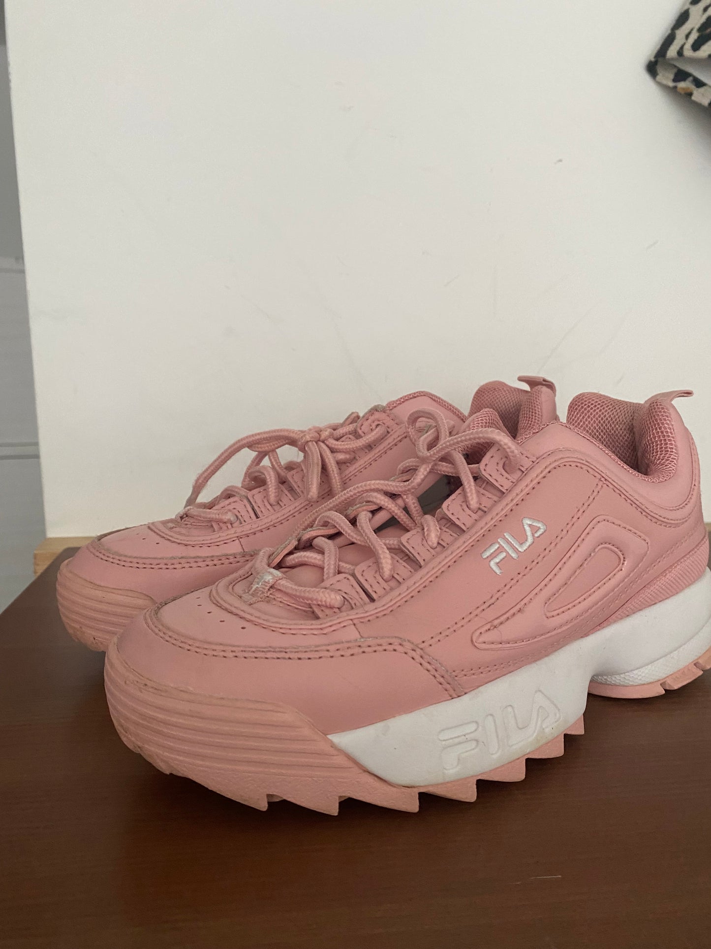 Fila Pink Trainers Size 5