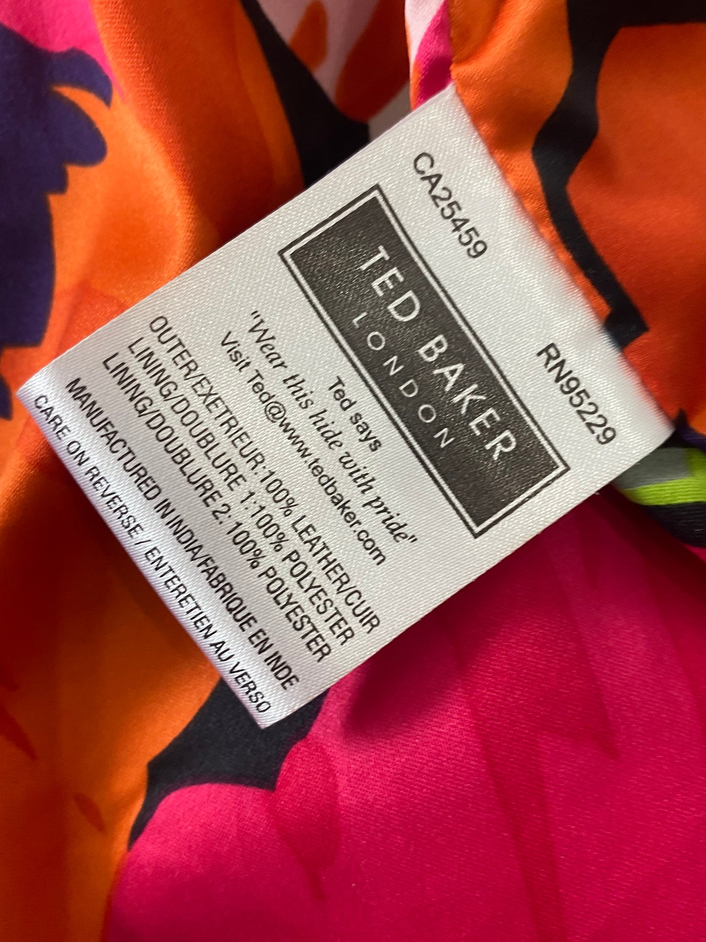 Ted Baker Leather Jacket size 6