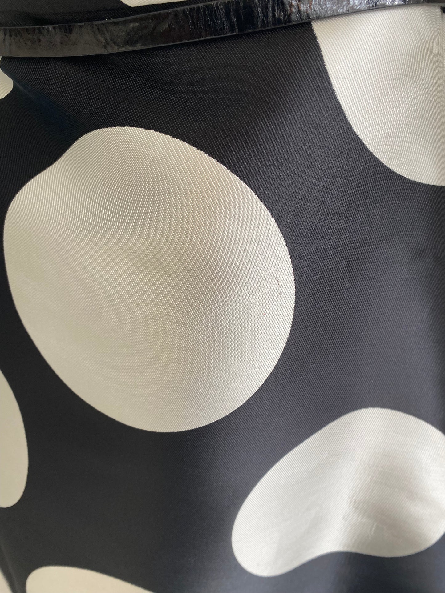 Coast Polka Dot Flared Dress Size 8