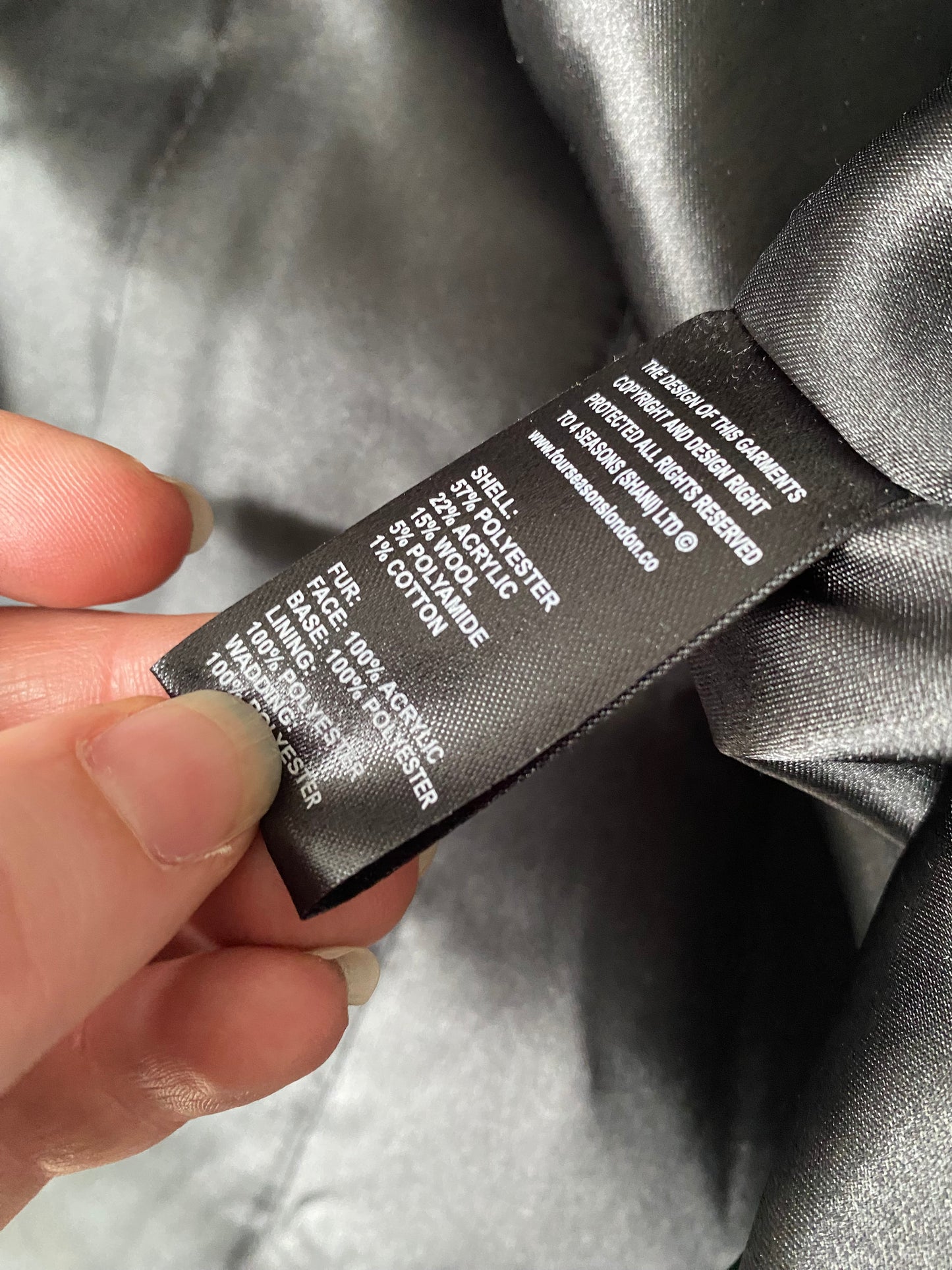 Four Seasons leopard print coat size 12-14