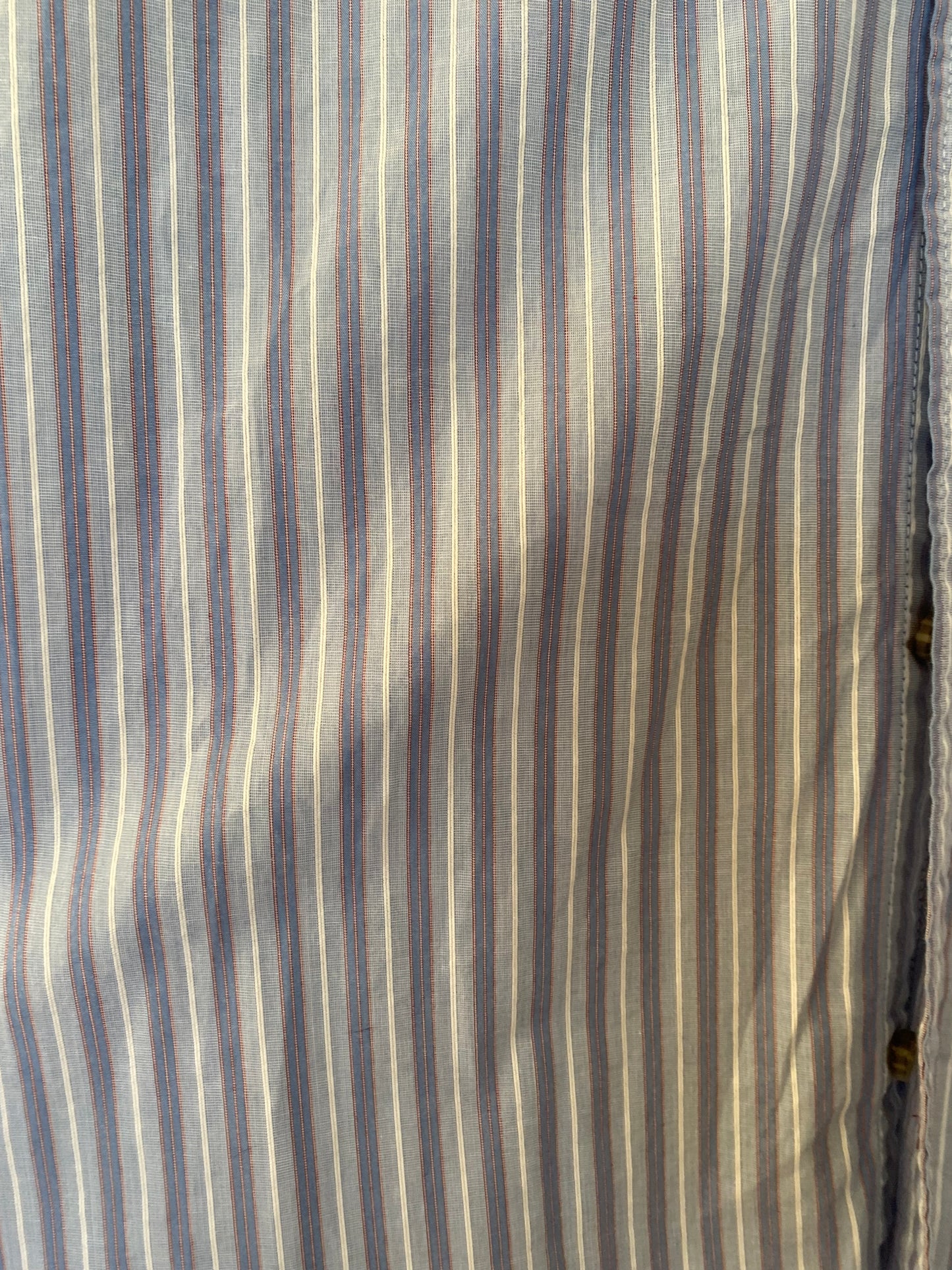 White Stuff Blue Stripe Shirt Size XL
