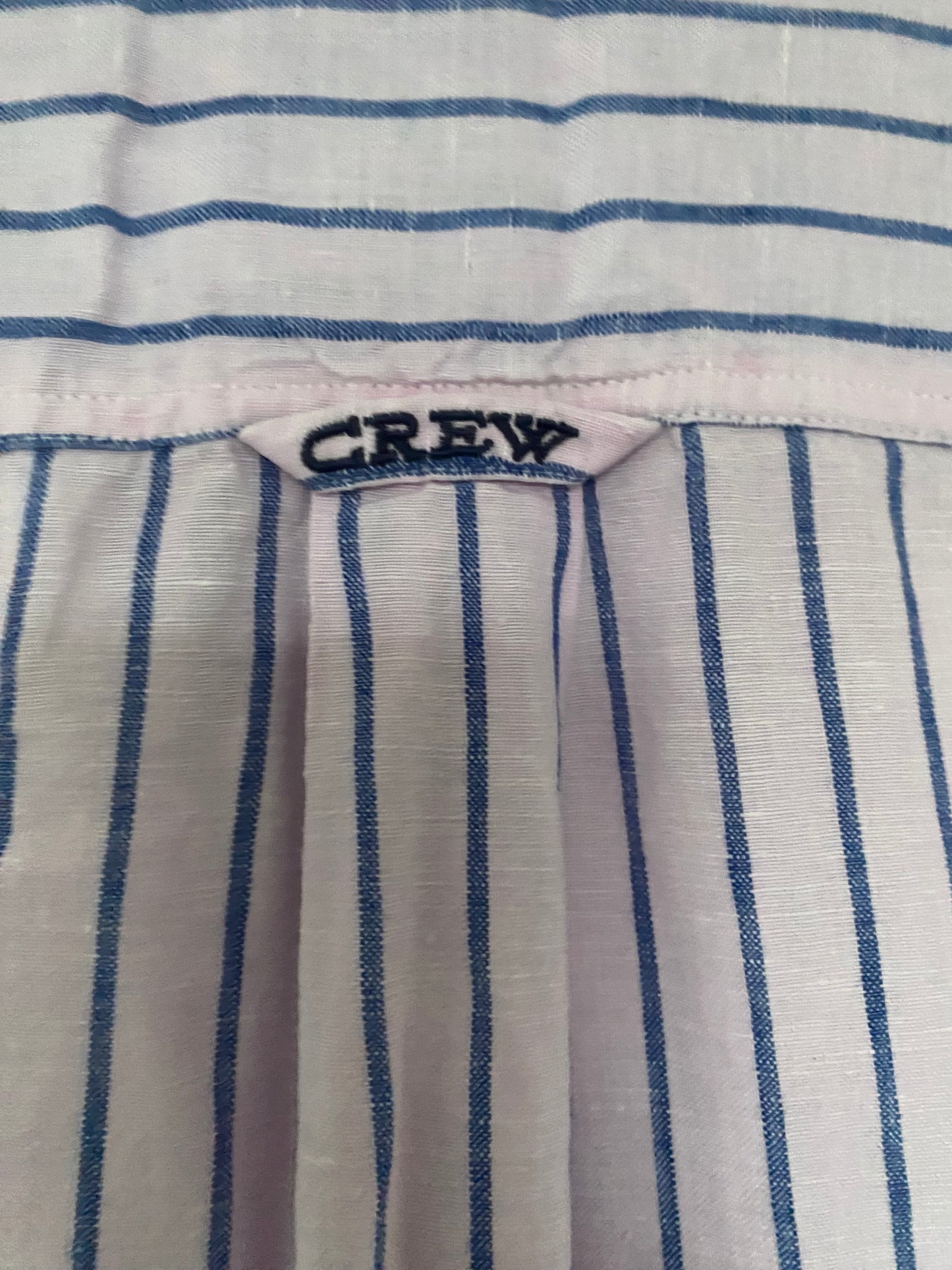 Tommy Hilfiger lilac linen stripe shirt size XL