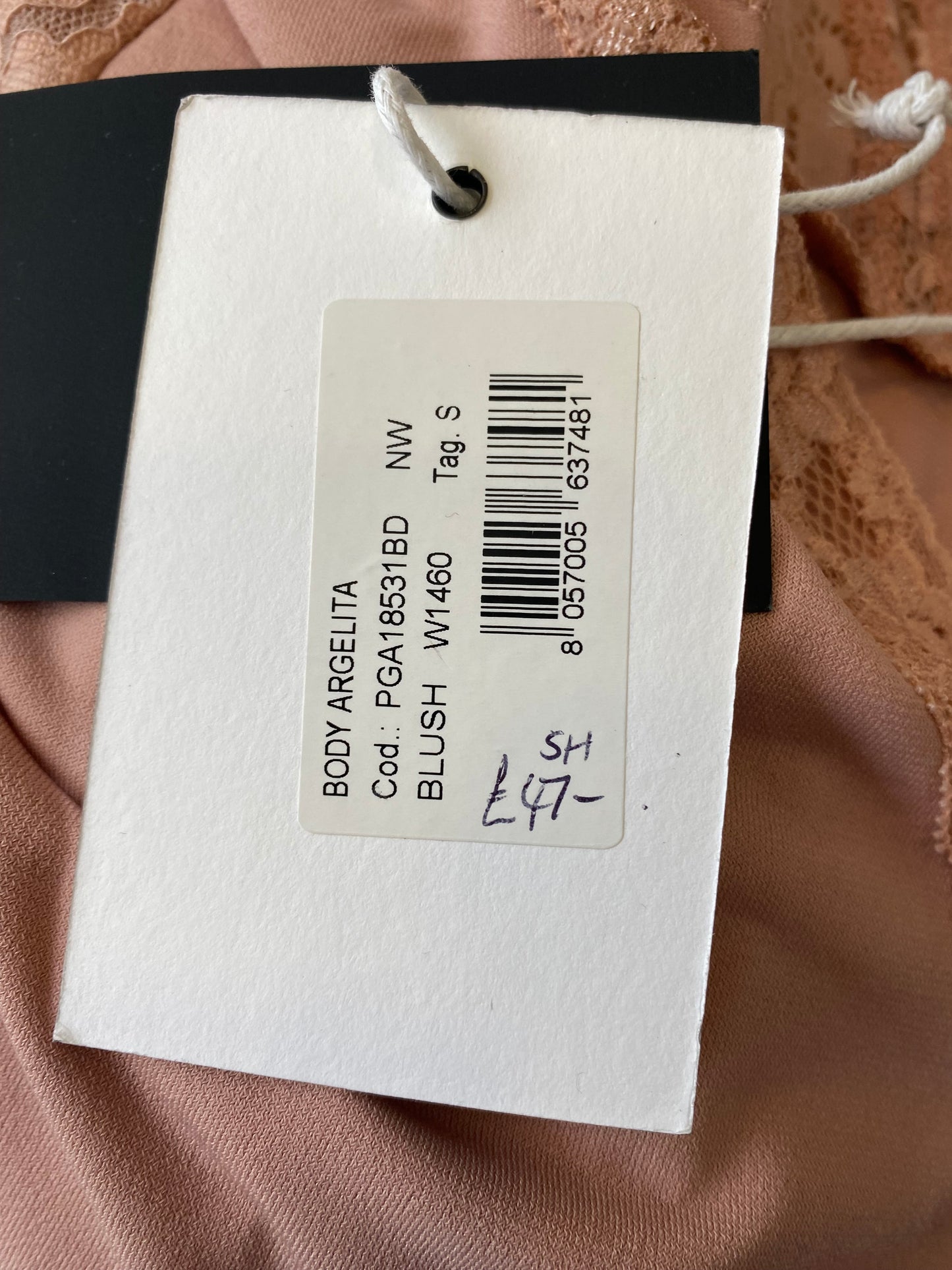 Silvian Heach Beige Lace Bodysuit Size Small 8-10