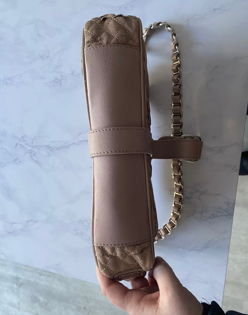 Moschino Cheap and Chic Beige Quilted Handbag