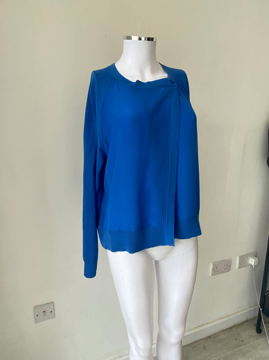 Comptoir des Cotonniers Blue Top Size XL