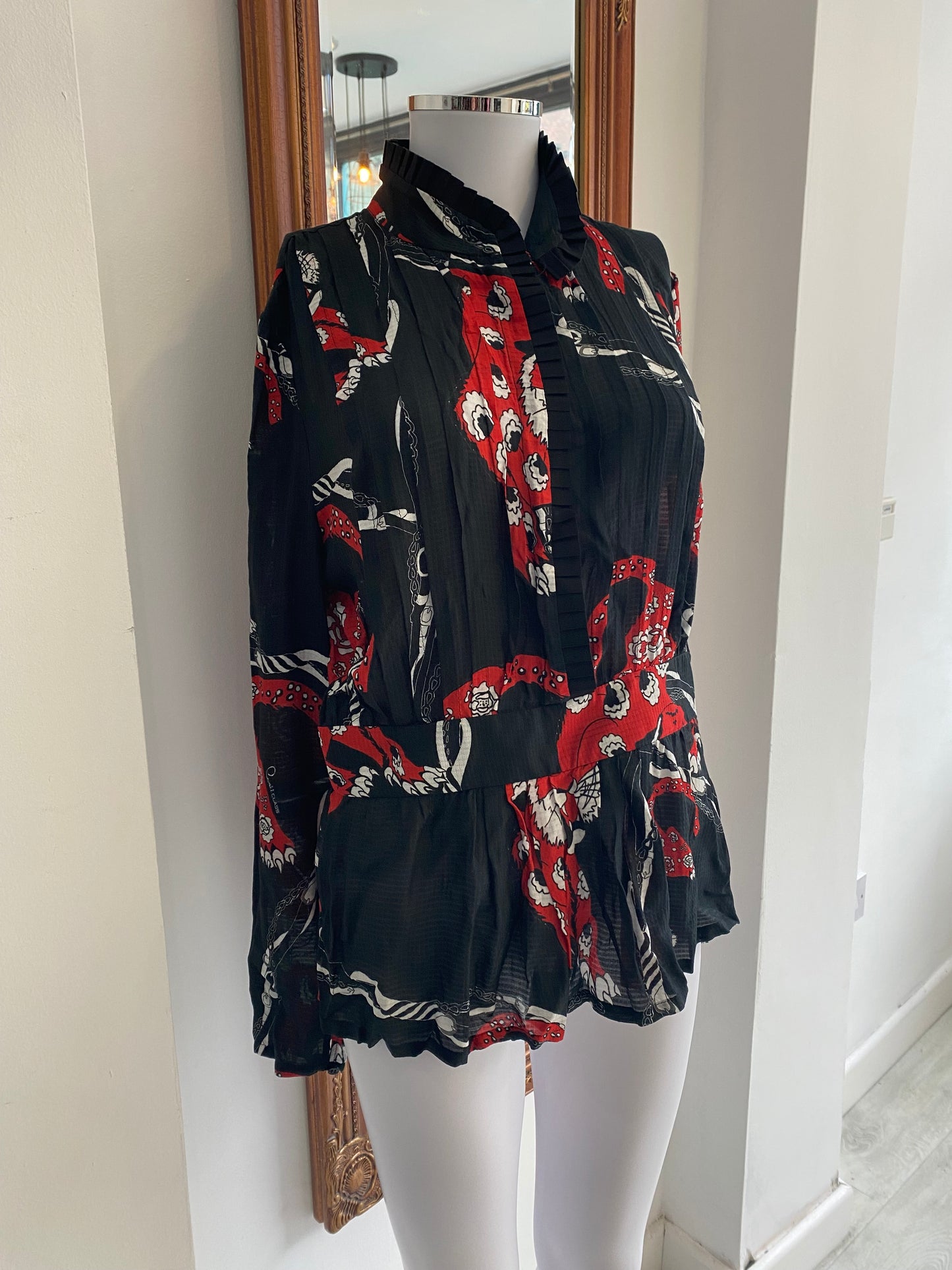 Cavalli Klass Printed Top Size 8