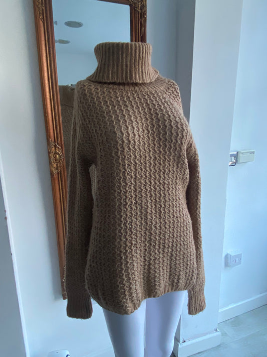 Riani Camel Jumper Size 8-10