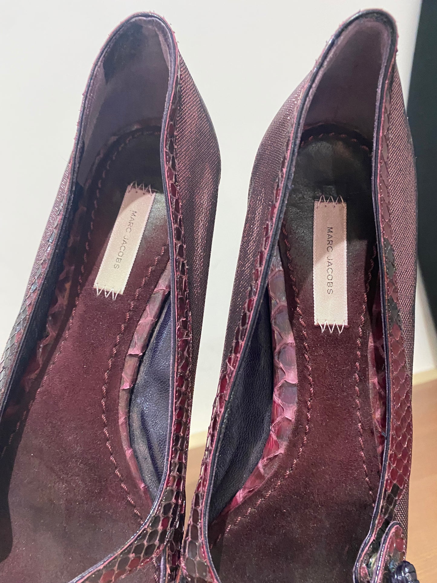 Marc Jacobs Purple Shimmer Flat Shoes Size 6