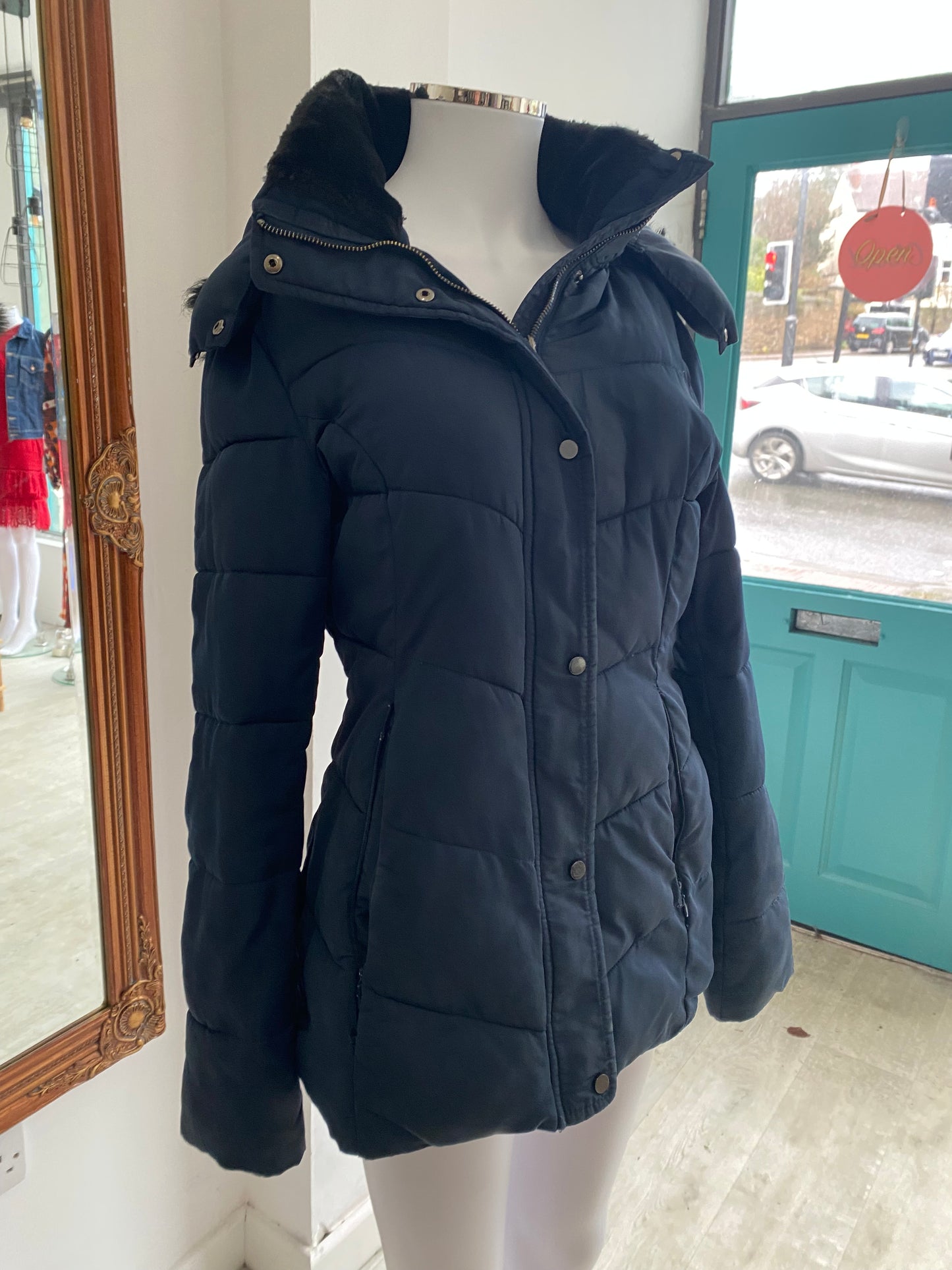Hobbs Navy Coat Size 10