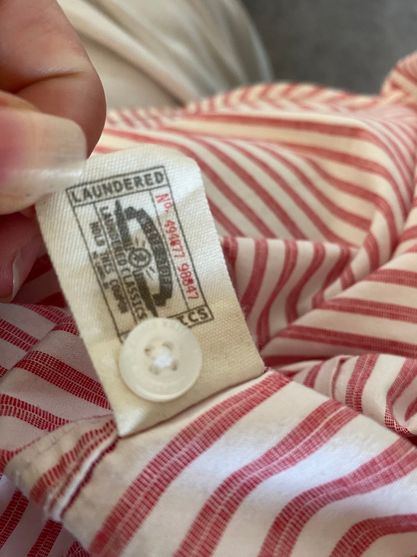 White Stuff Red Striped Shirt Size Medium