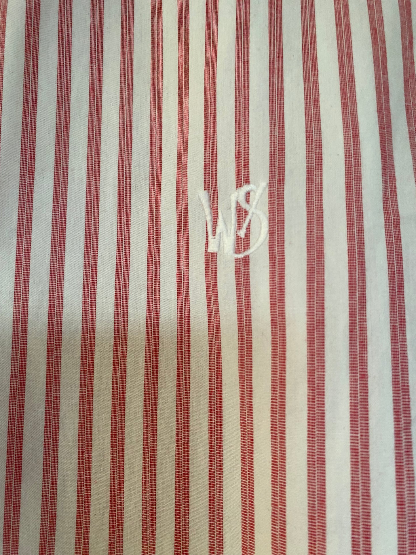 White Stuff Red Striped Shirt Size Medium