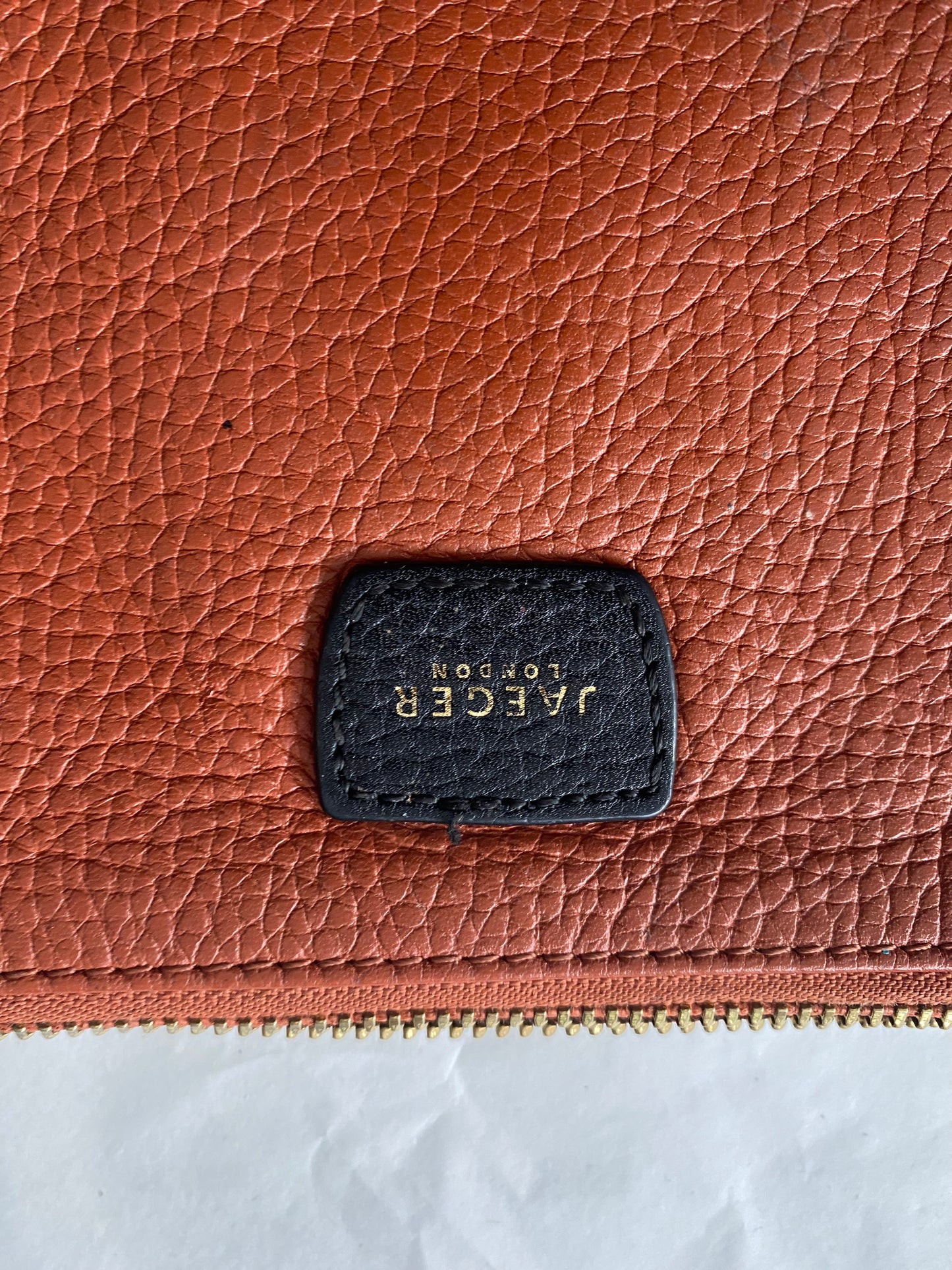 Jaeger leather purse