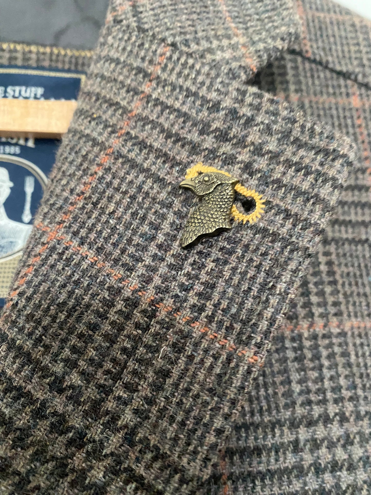 White Stuff Wool Blend Tweed Coat Size Large