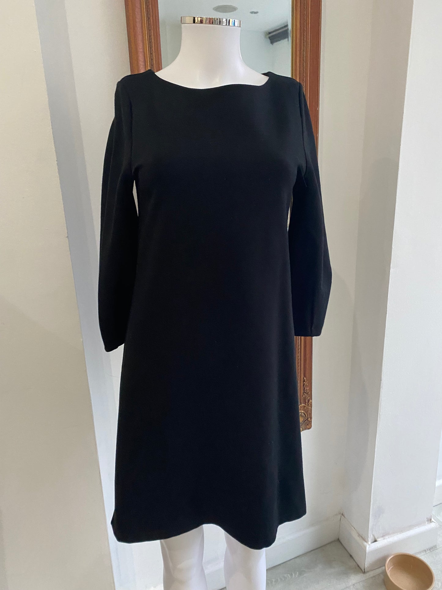 French Connection Black Shift Dress Size 6-8