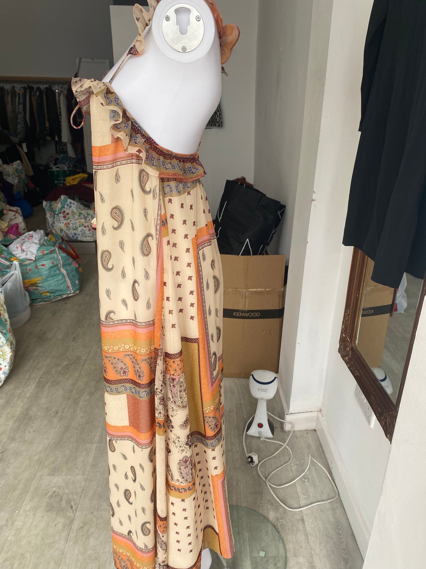 Zara paisley print dress size 10