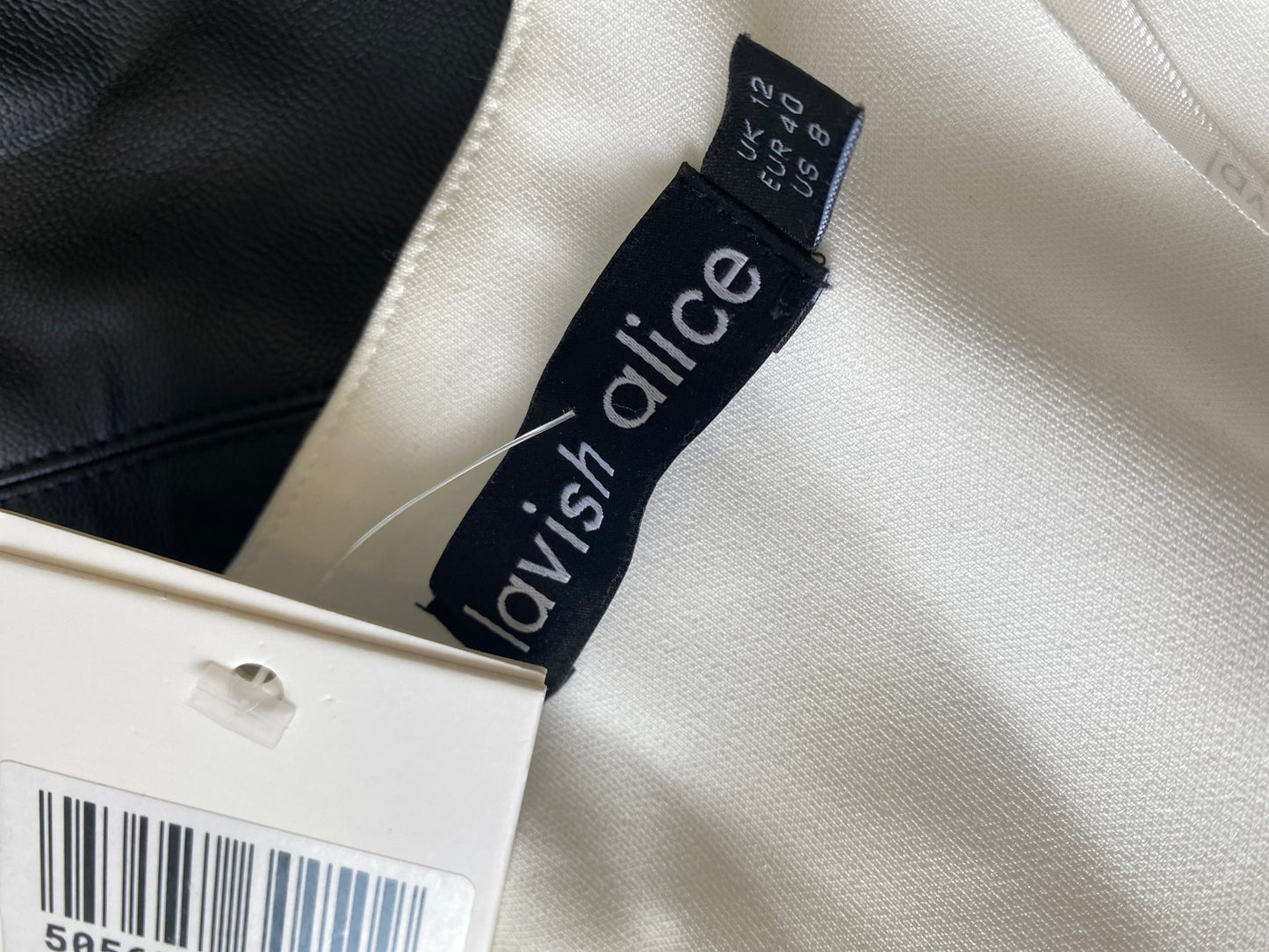 Lavish Alice White Blazer Liberty Dress with Diamante Detailing Size 12