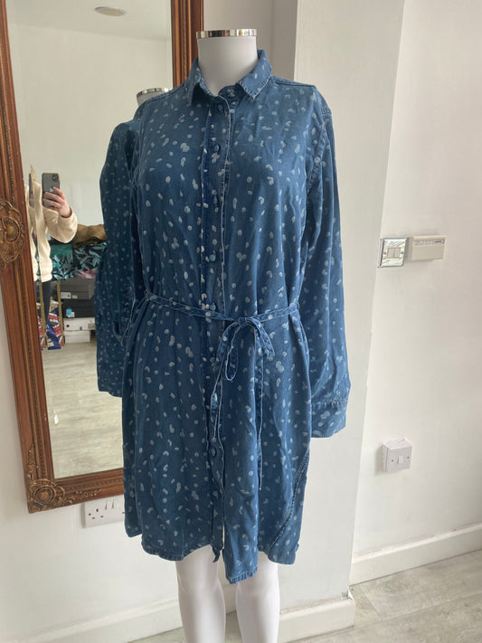 Denham denim dress size 8-10