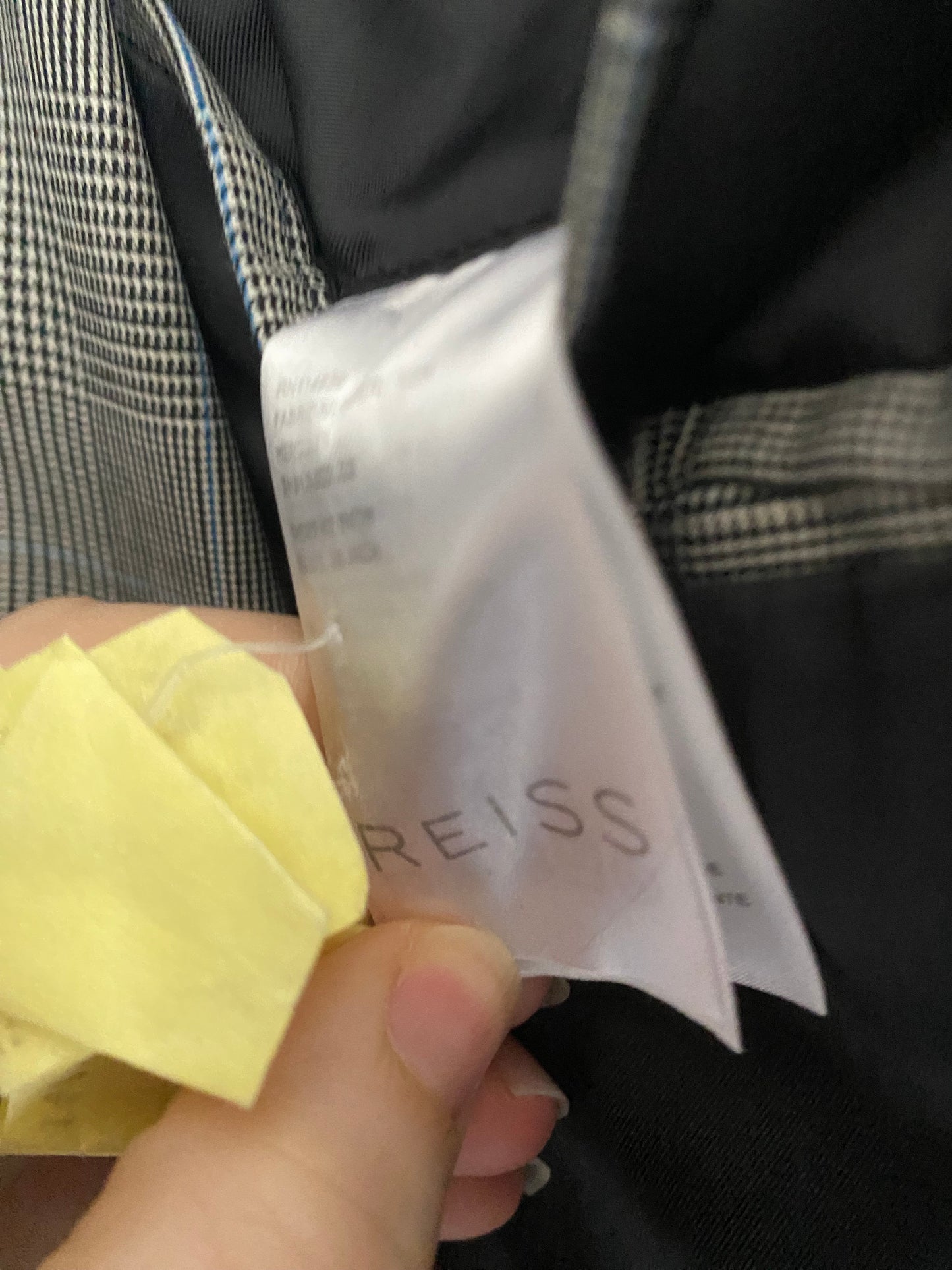 Reiss Prince of Wales check 3 Piece Suit