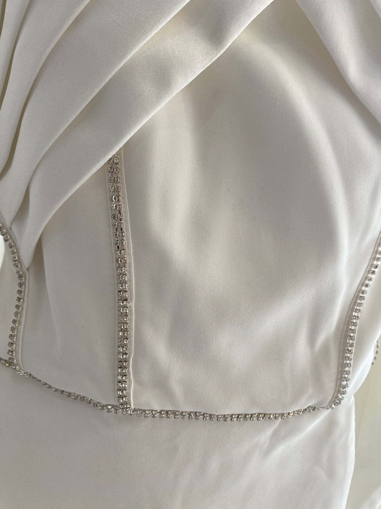 Lavish Alice White Blazer Liberty Dress with Diamante Detailing Size 12