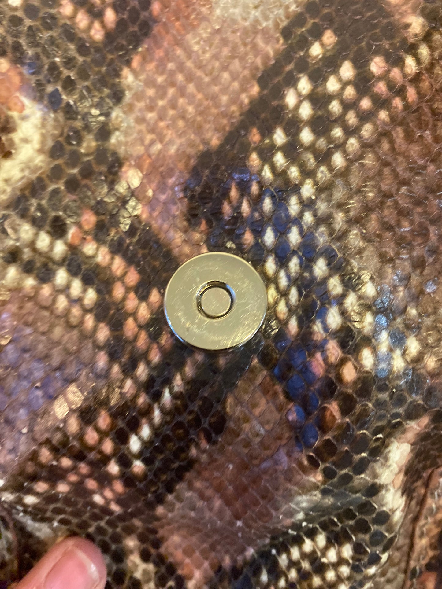 LK Bennett Faux Snake Leather Handbag