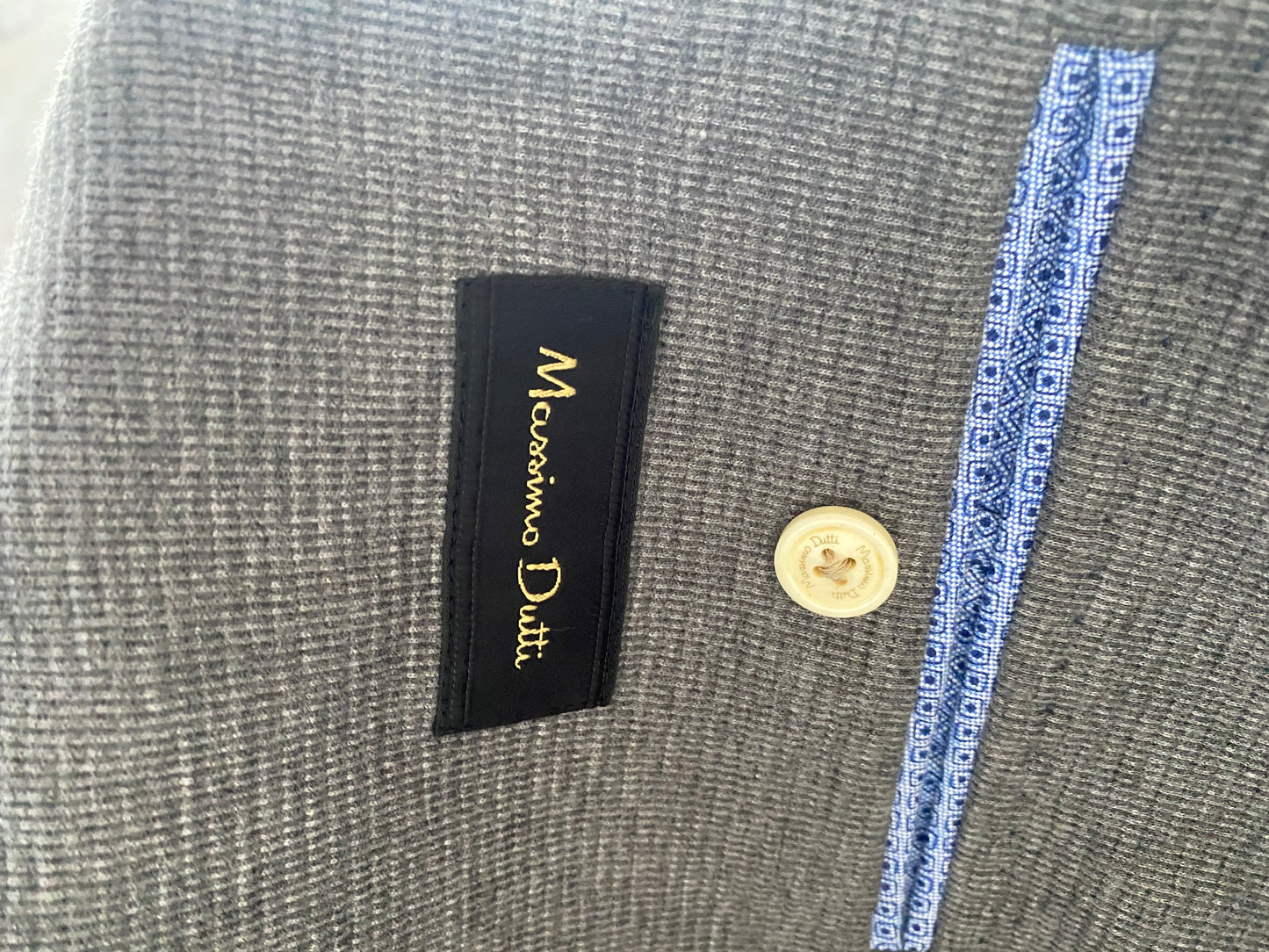 Massimo Dutti Grey Jacket Size XL