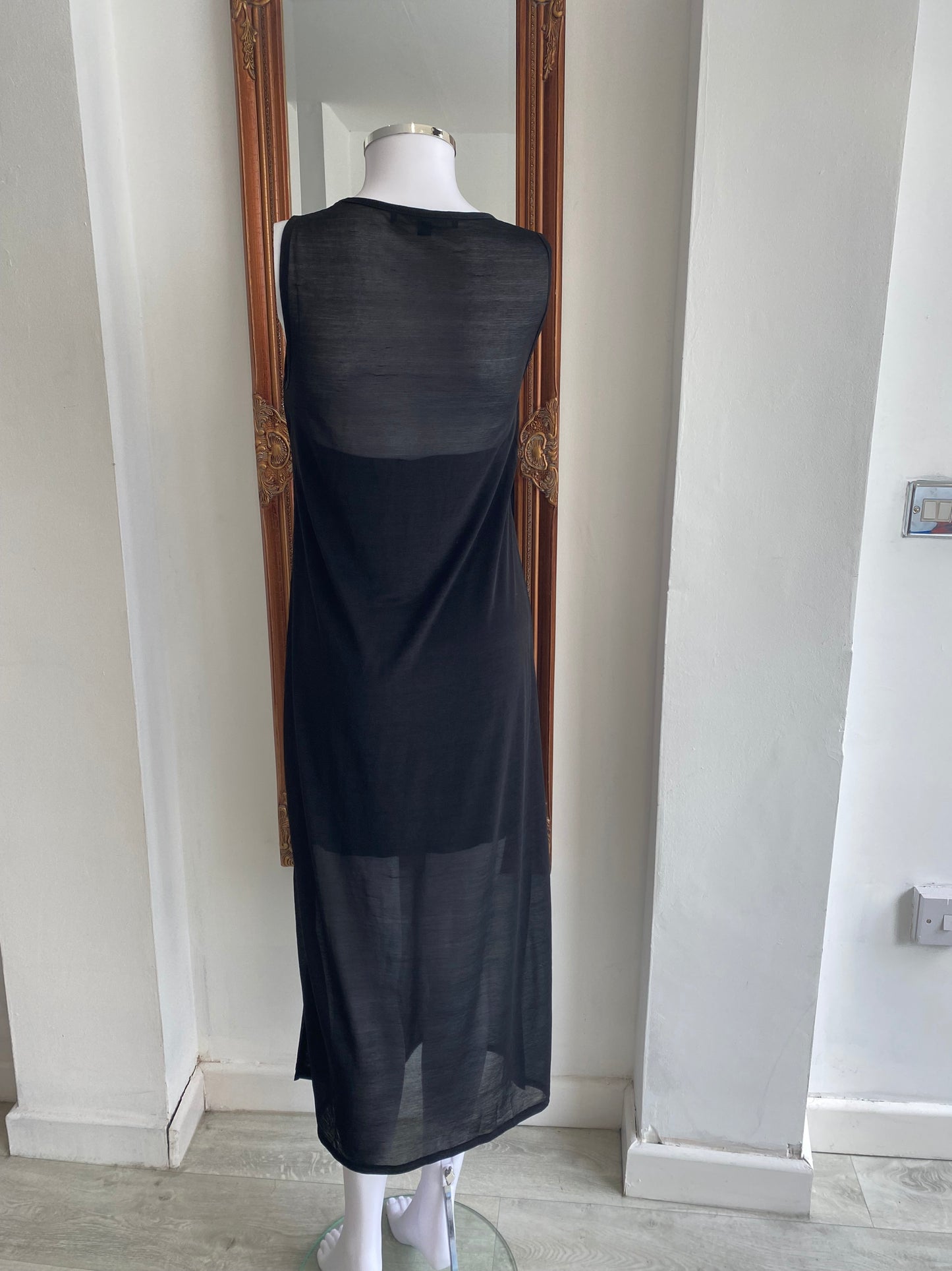 French Connection Black Maxi Dress Size 8