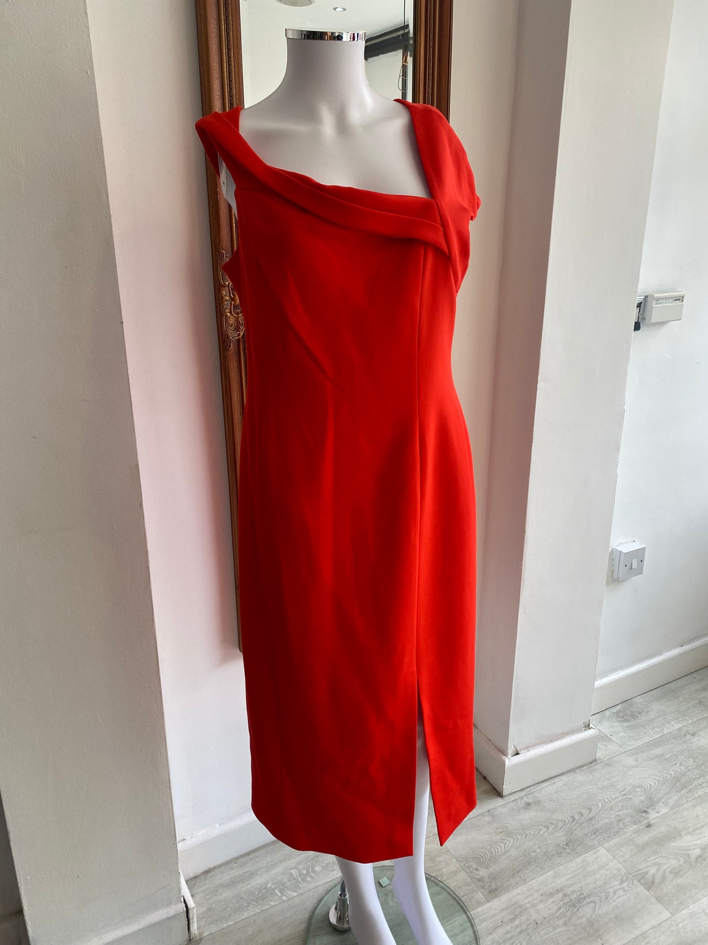Karen Millen Coral Dress New with Tags Size 14