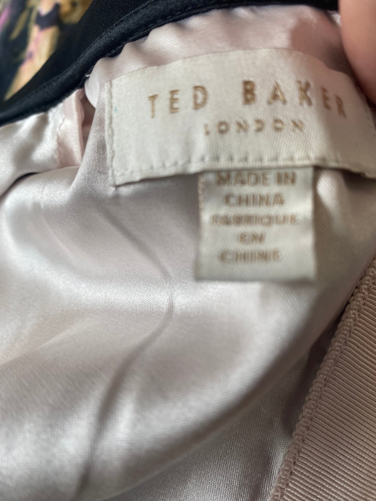 Ted Baker black lace dress size 12