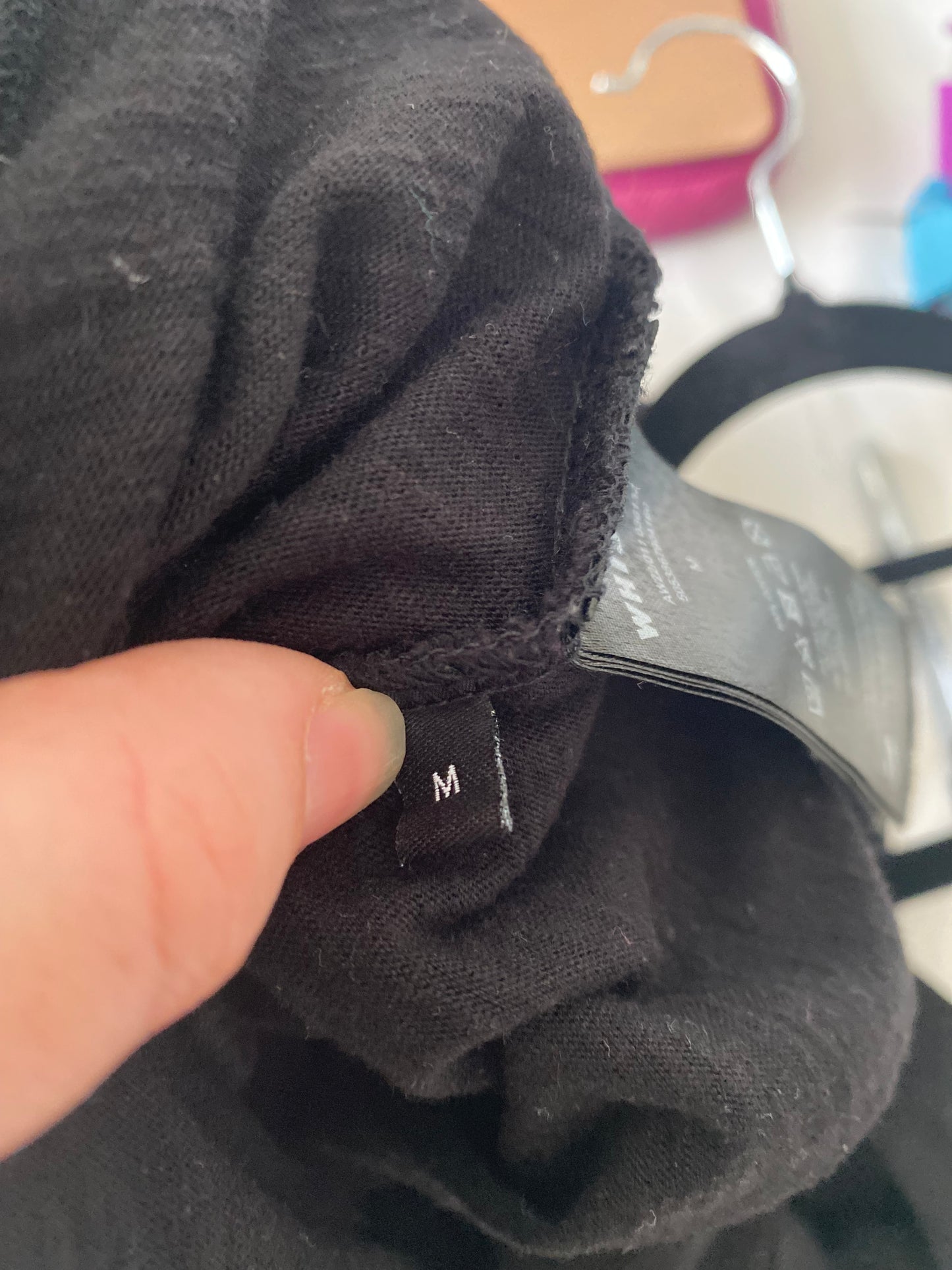 Whistles Black Broderie Anglaise Sweatshirt Size Medium 12