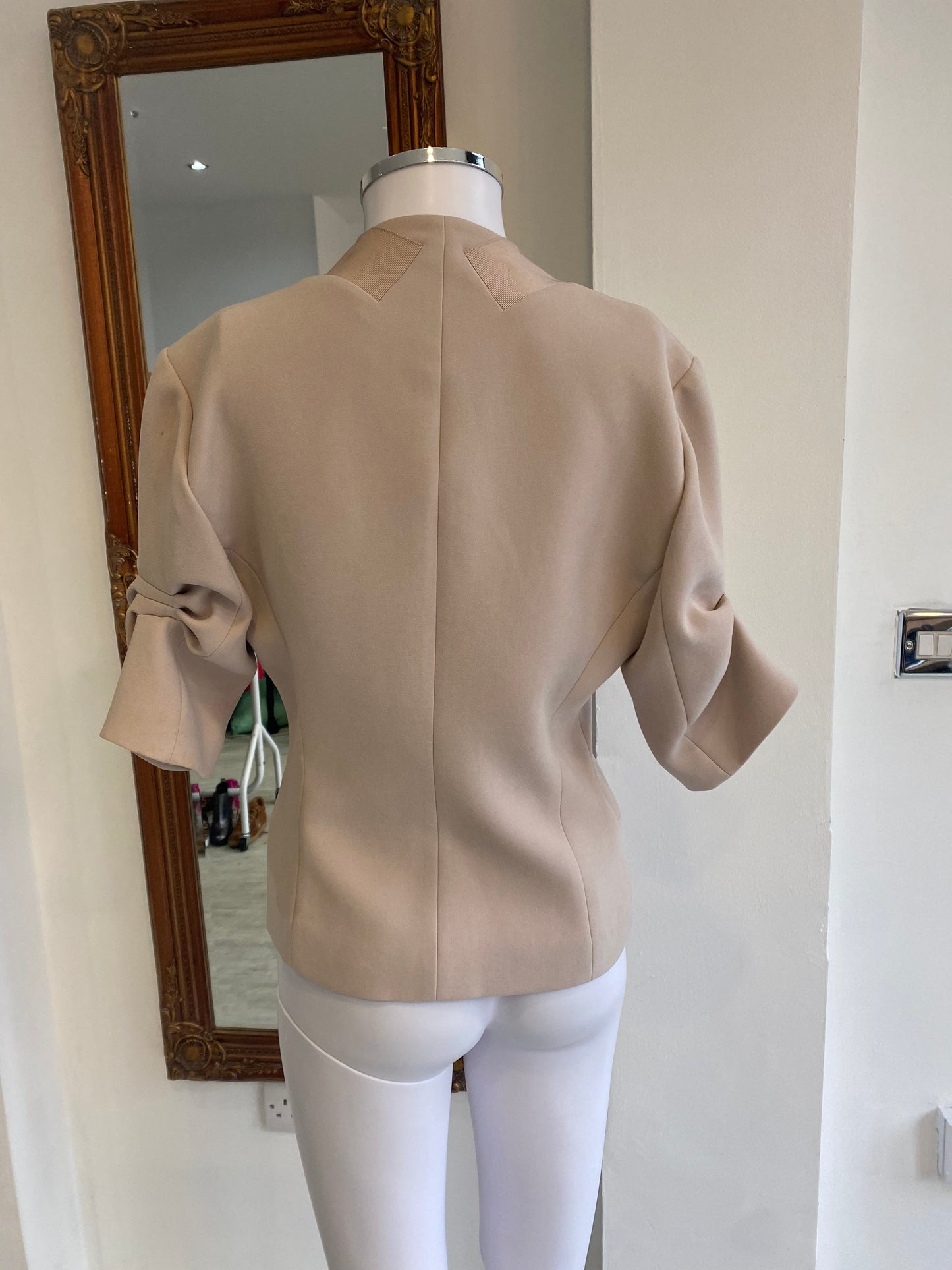 Karen Millen Light Pink Structured Jacket Size 10