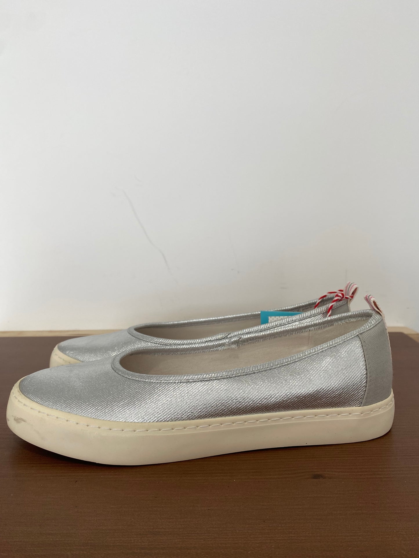 White Stuff Silver Pumps Size 6