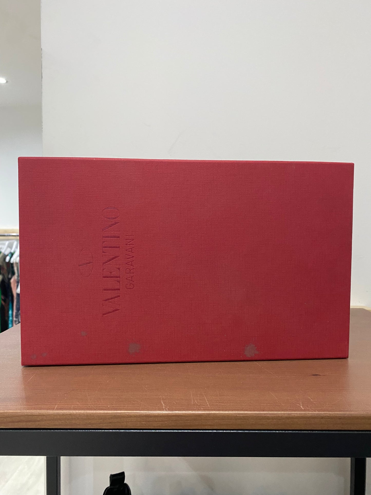 Valentino Rockstud Court Shoes Black Leather Size 7