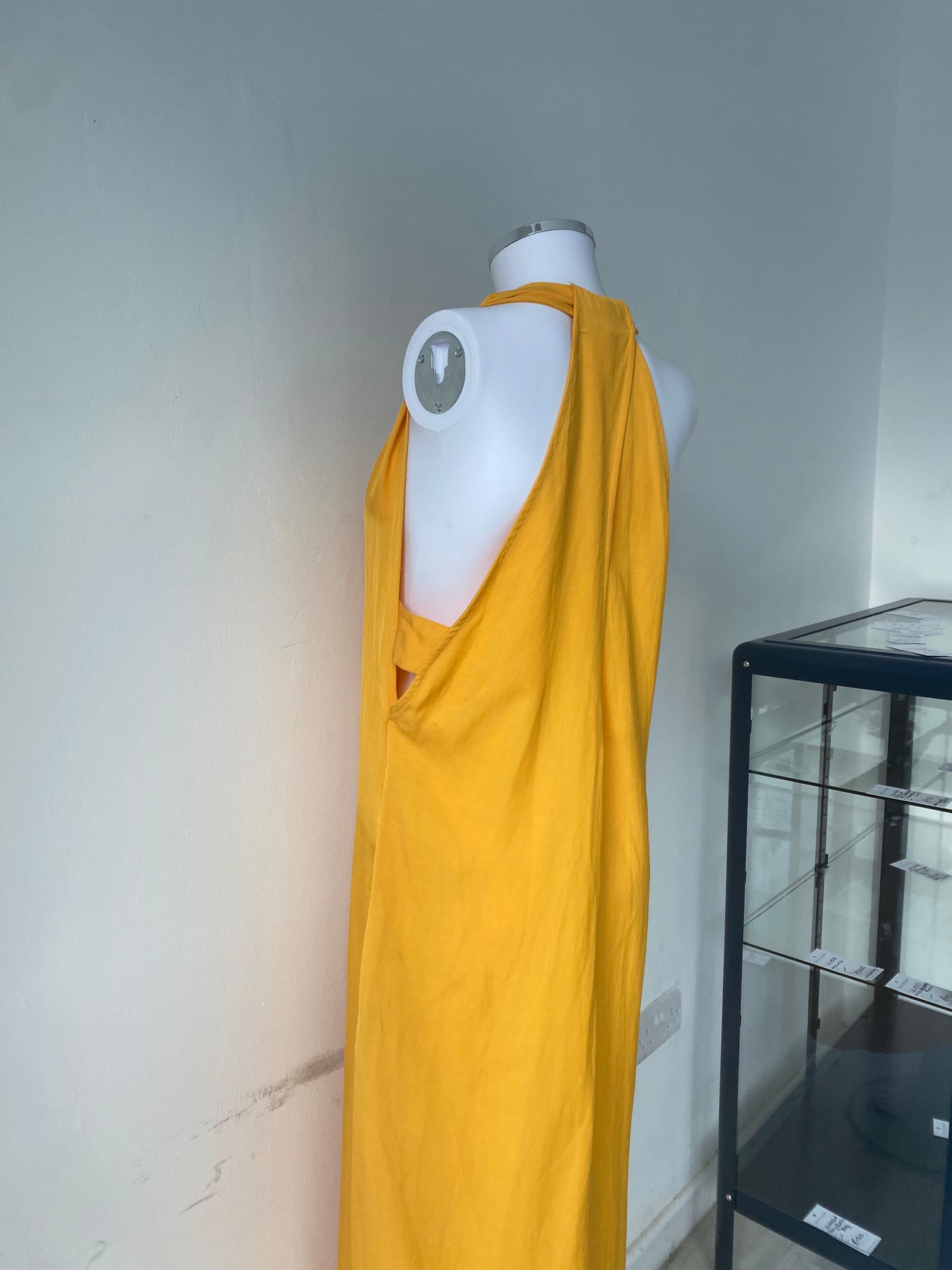 Reiss Orange Maxi Dress Size 12