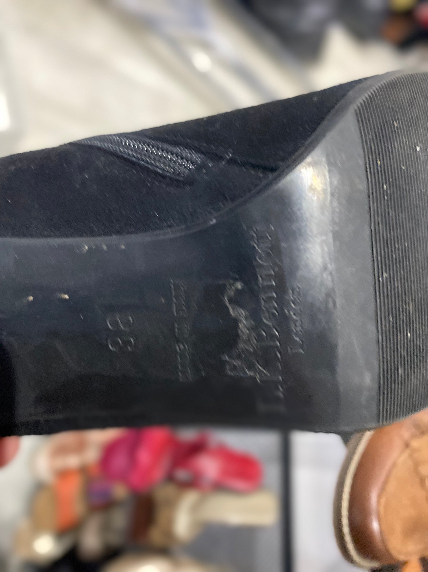 LK Bennett Black Suede Heeled Boots Size 5