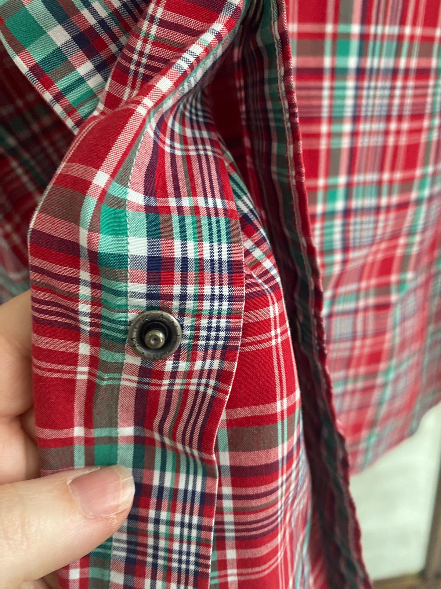 Polo Ralph Lauren Checked Red Shirt Size XL