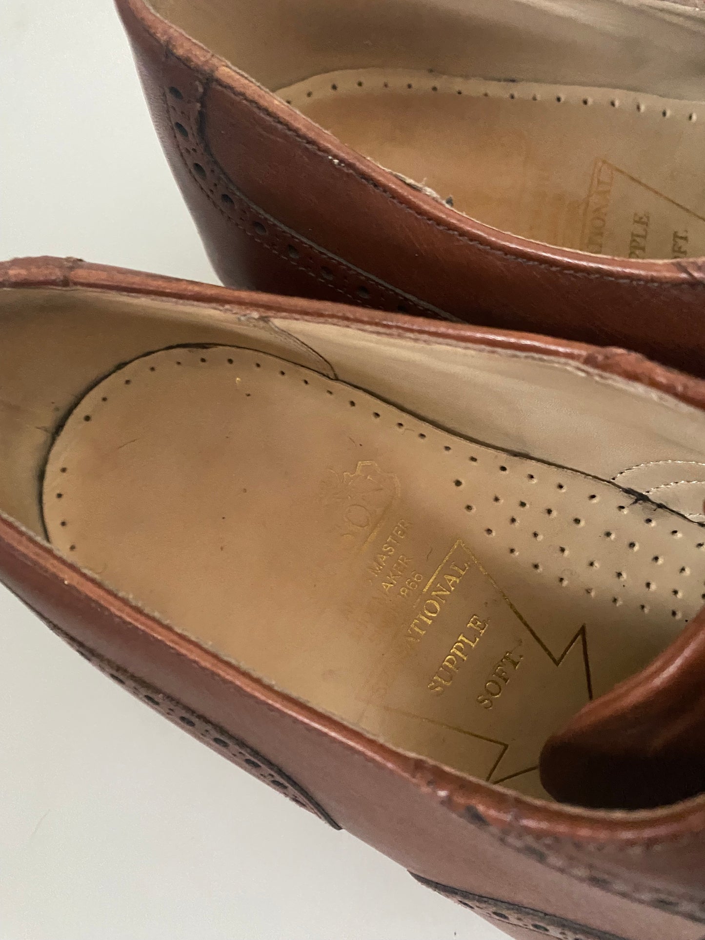 Grenson Brown Leather Brogues Size 10.5