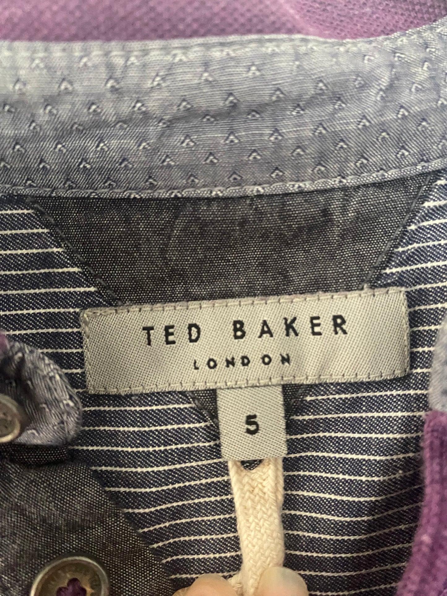 Ted Baker Purple Tshirt Size XL