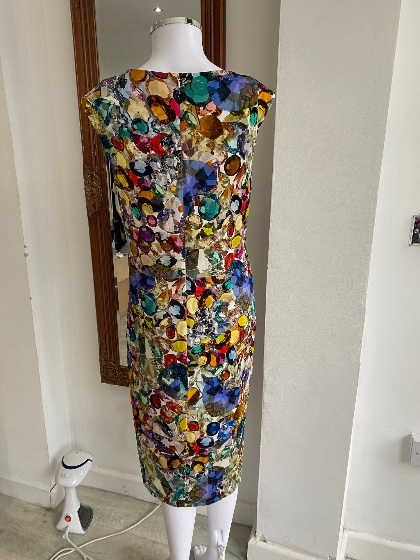 Phase Eight Gem Print Dress Size 16