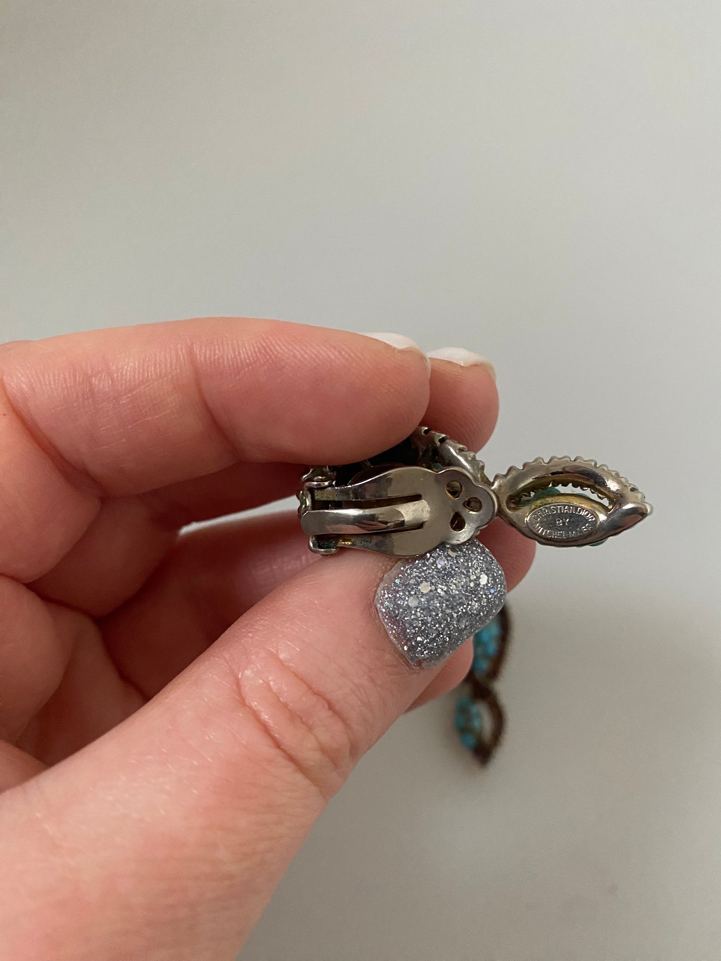 Christian Dior clip on earrings by Mitchel Maher