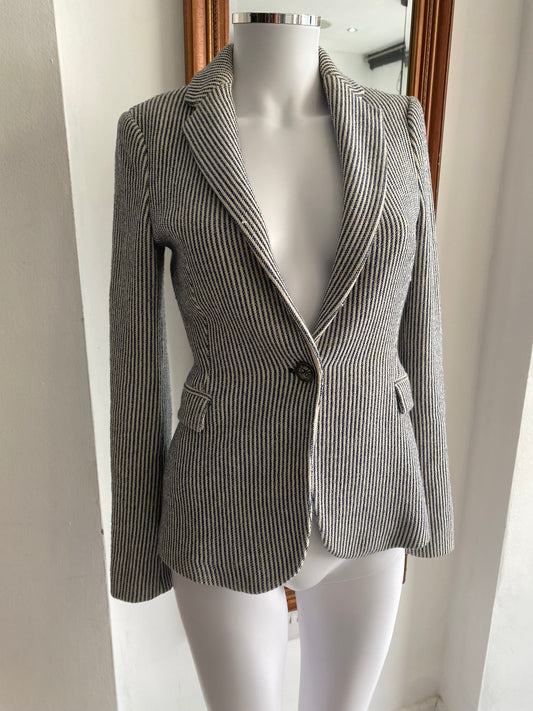 Zara striped blazer size 6-8