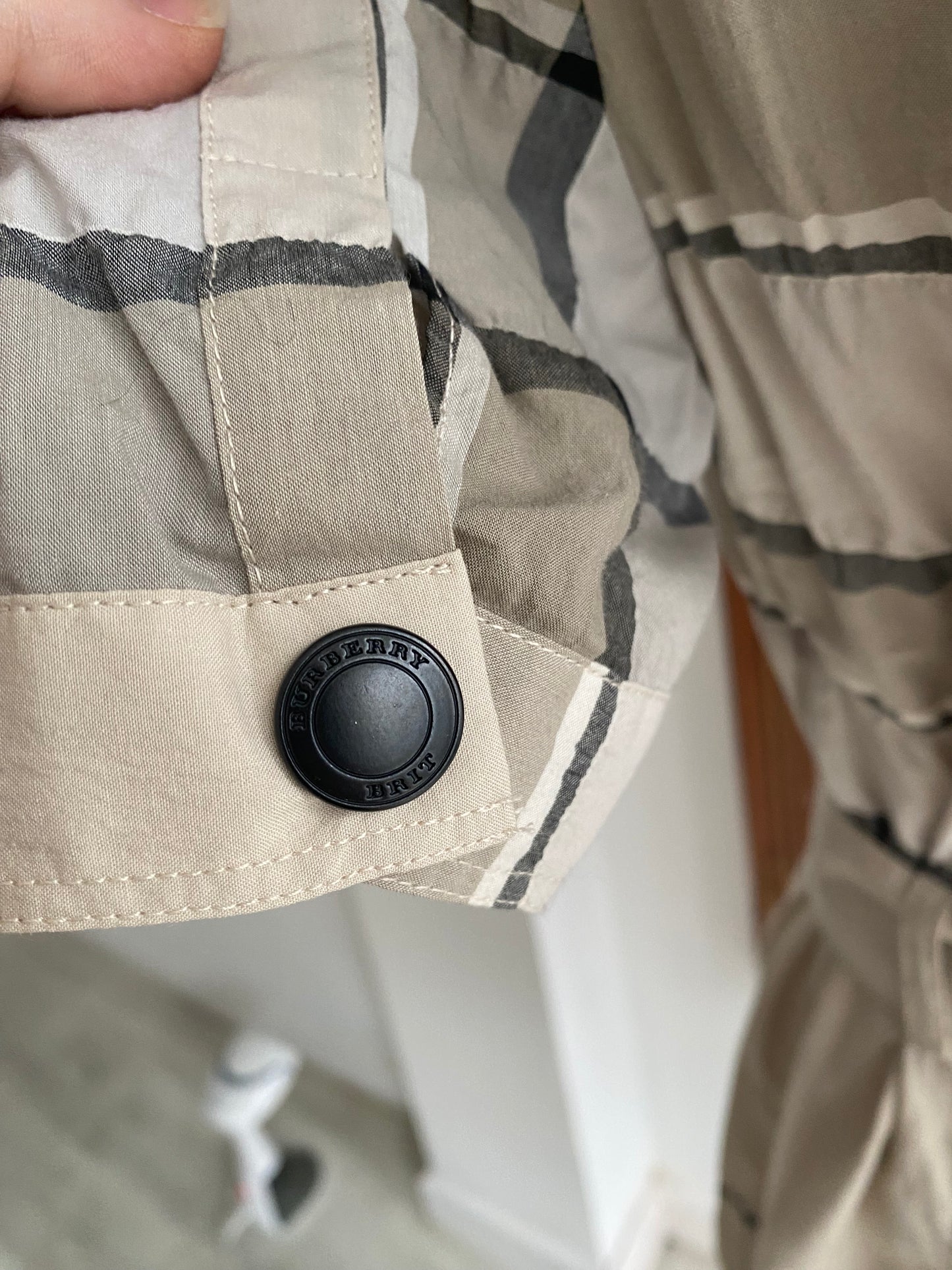 Burberry checked dress nova check size 10