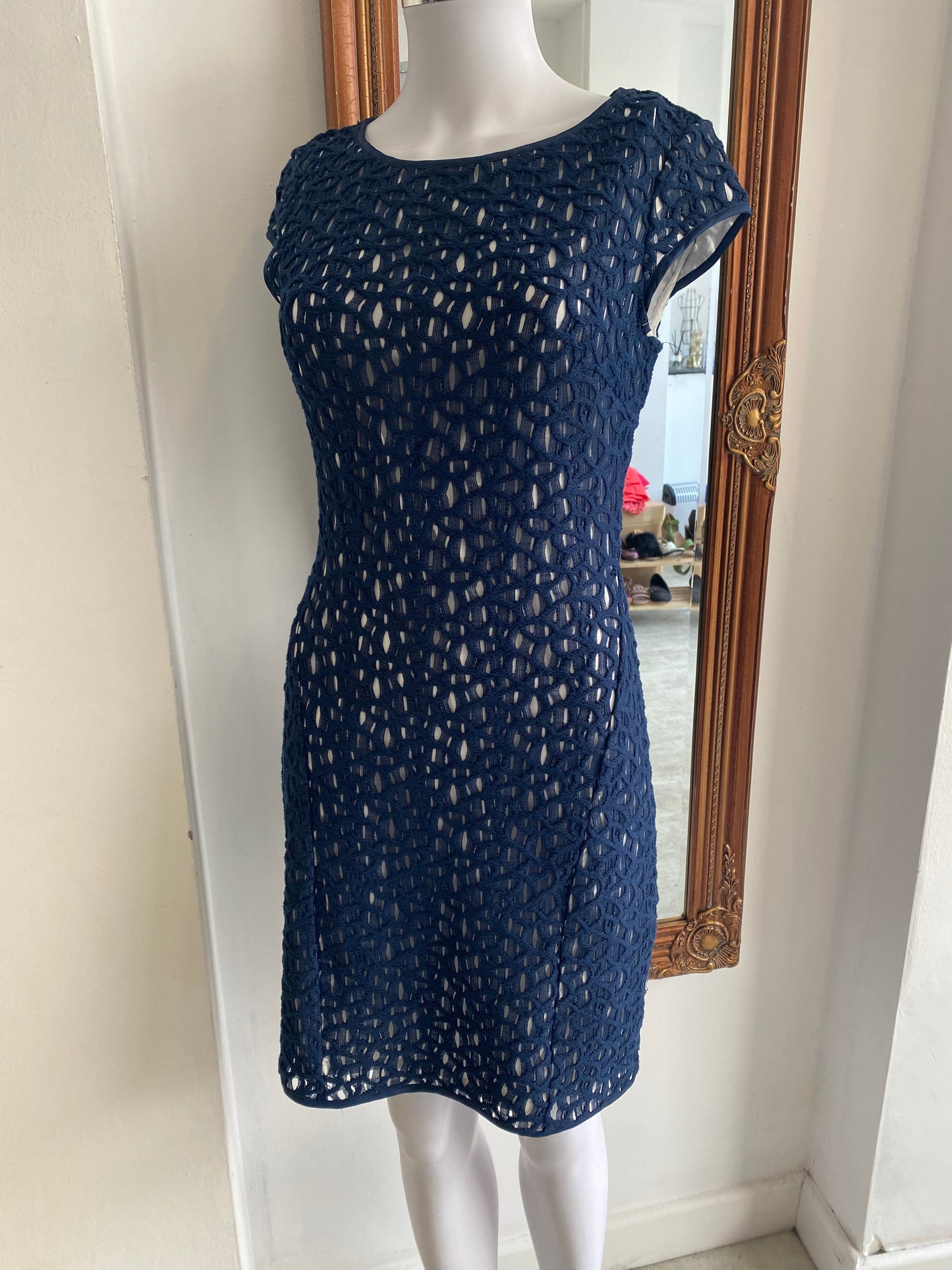 Reiss navy dress size 8