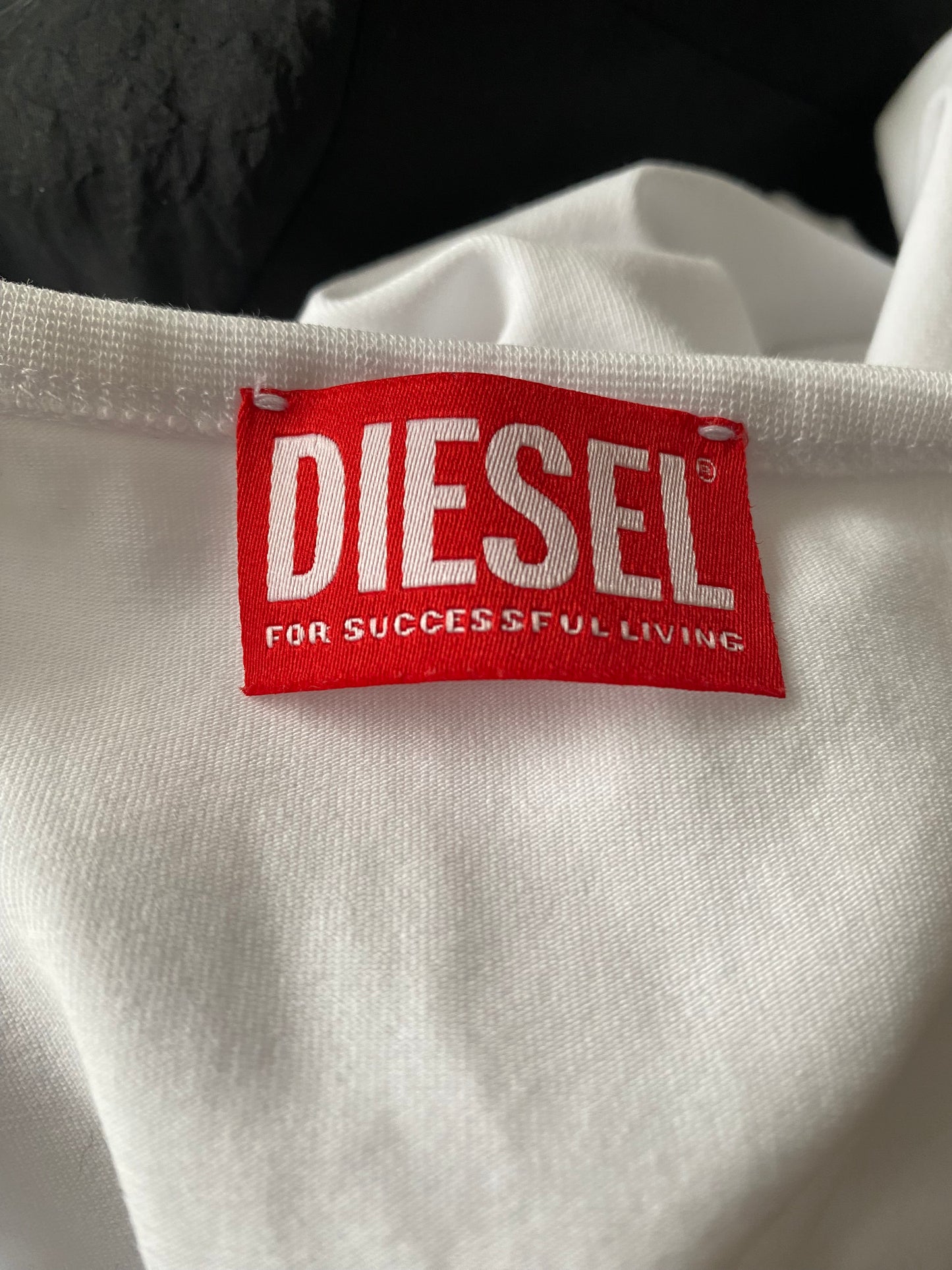 Diesel white tshirt size 8