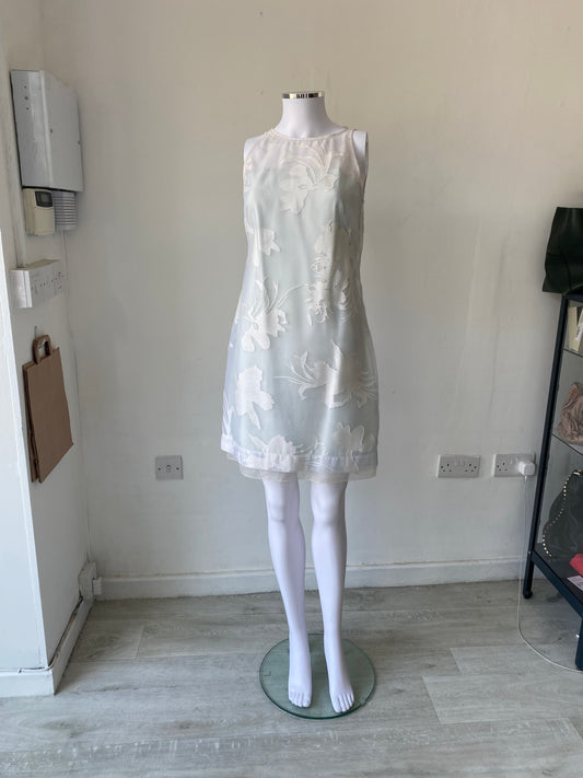 Ted Baker White Dress Size 8