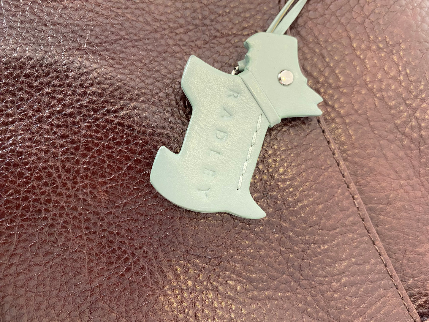 Radley Burgundy Leather Cross Body Handbag